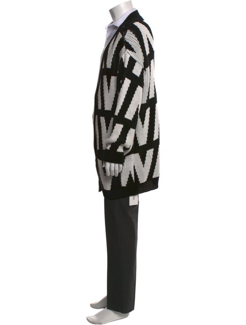Valentino Printed V-Neck Cardigan