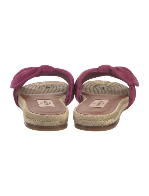 Valentino Suede Colorblock Pattern Espadrilles