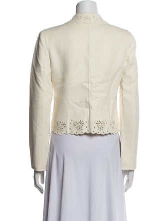 Valentino Wool Patterned Blazer