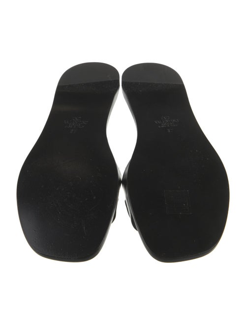 Valentino Leather Slides