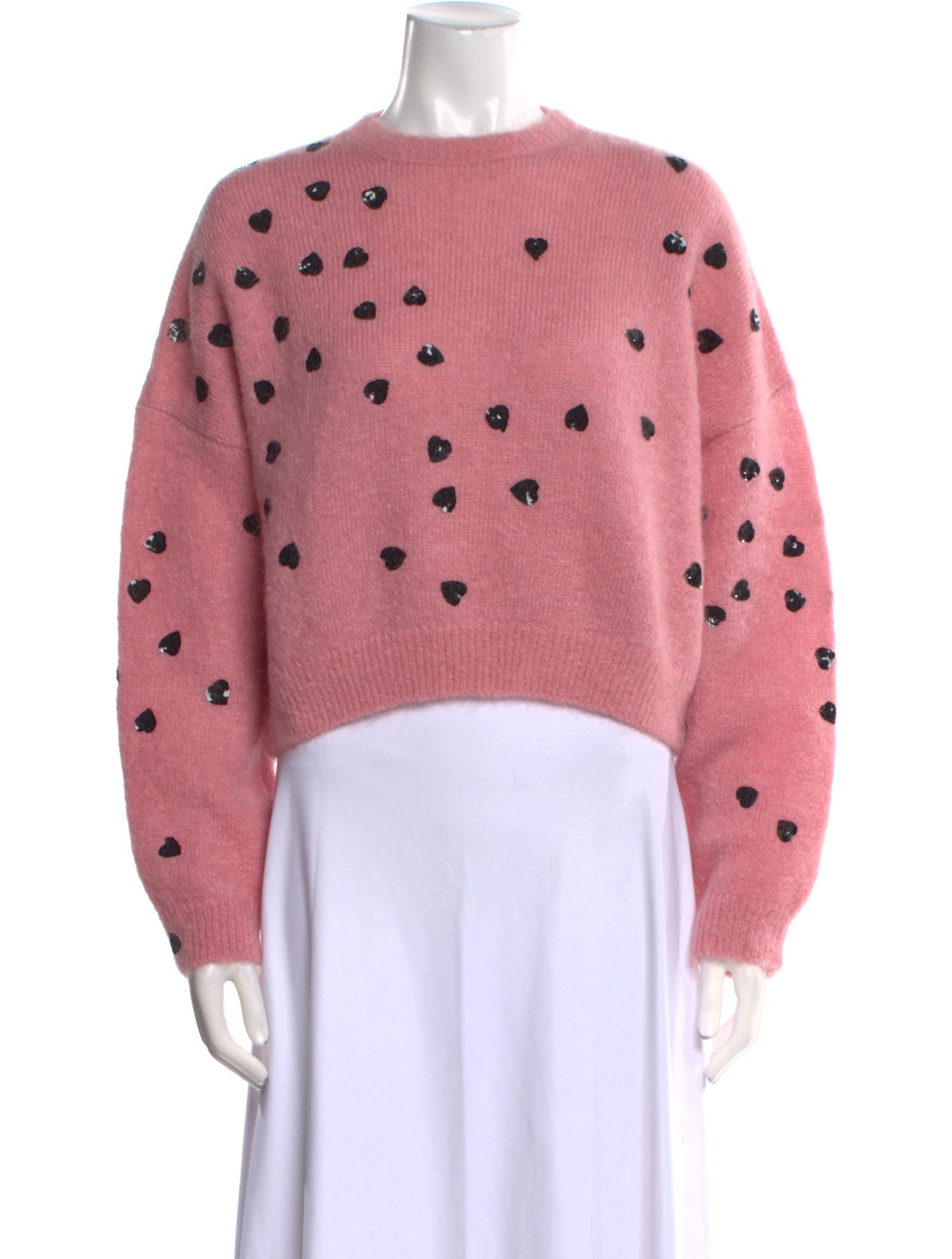 Valentino Mohair Printed Sweater