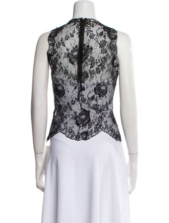 Valentino Lace Lace Pattern Top