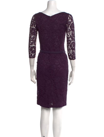 Valentino Lace Knee-Length Dress