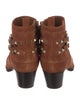 Valentino Rockstud Accents Suede Boots