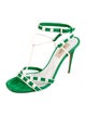 Valentino Rockstud Accents Suede Sandals