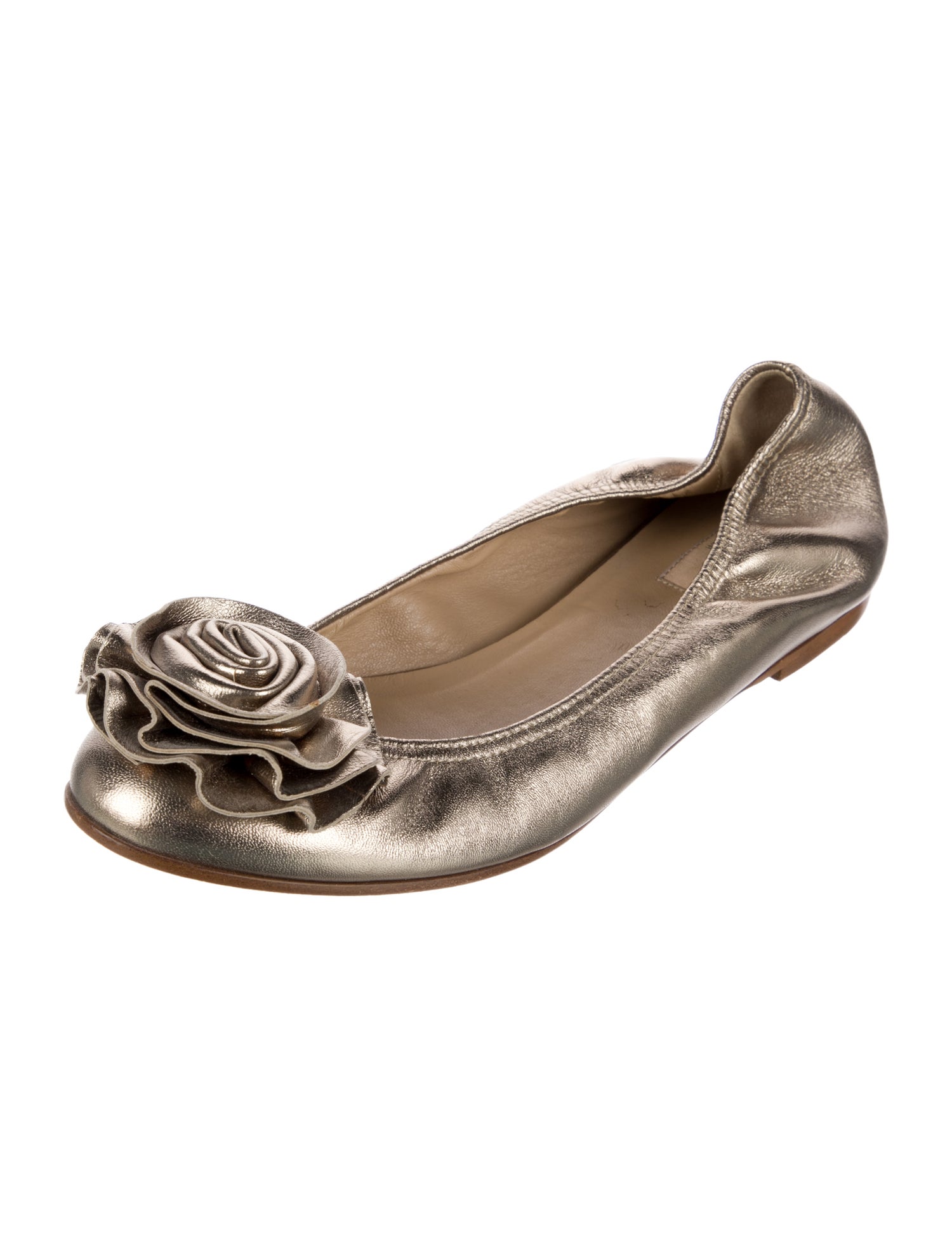 Valentino Leather Ballet Flats