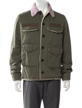 Valentino Rockstud Accents Utility Jacket