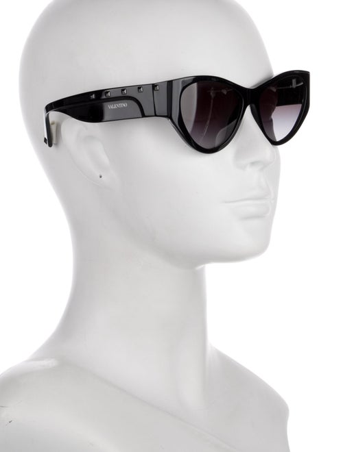 Valentino Rockstud Accents Cat-Eye Sunglasses