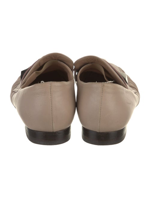 Valentino Rockstud Accents Leather Loafers