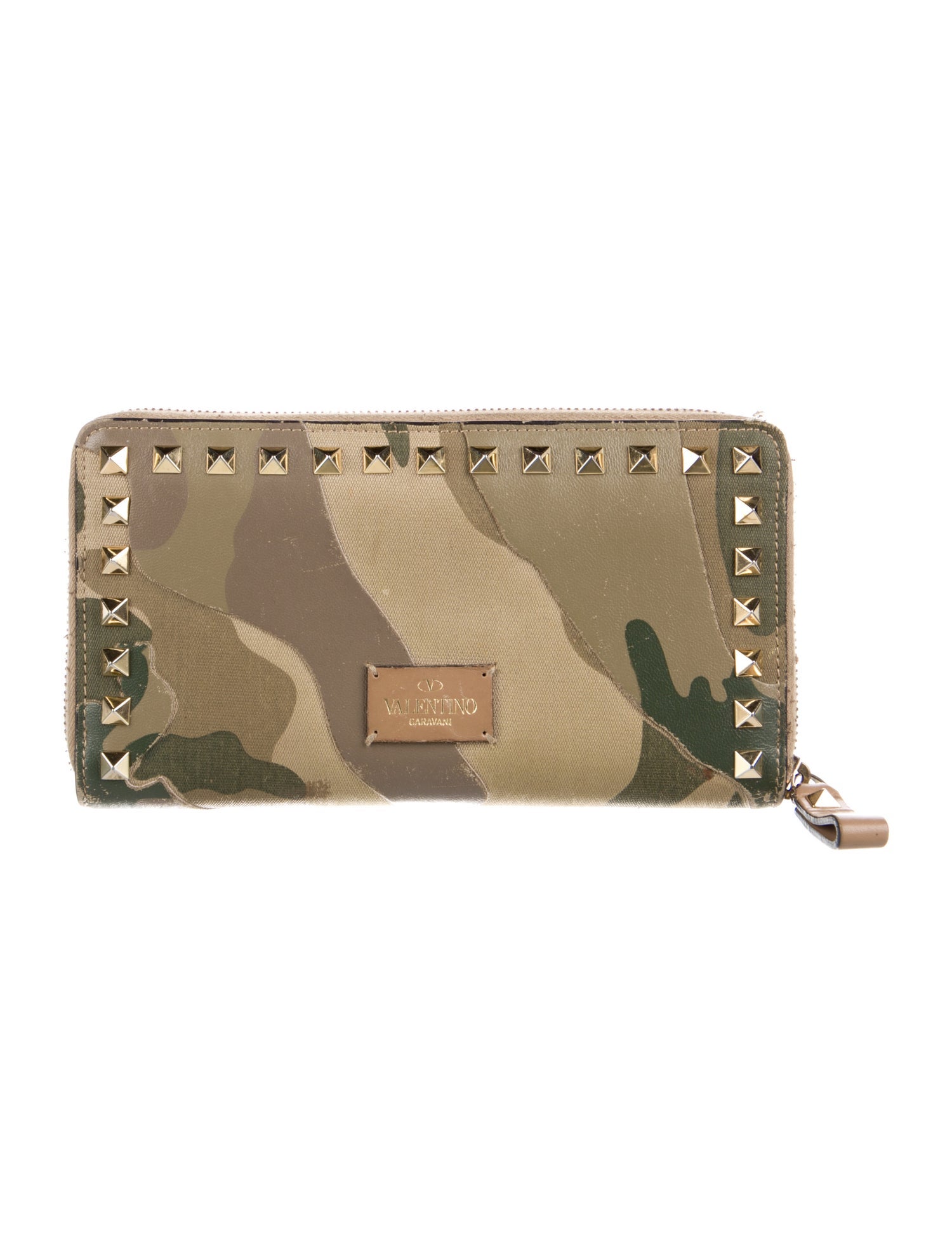 Valentino Canvas Printed Continental Wallet
