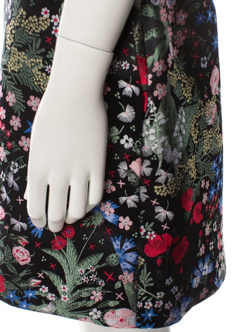 Valentino Floral Print Mini Skirt