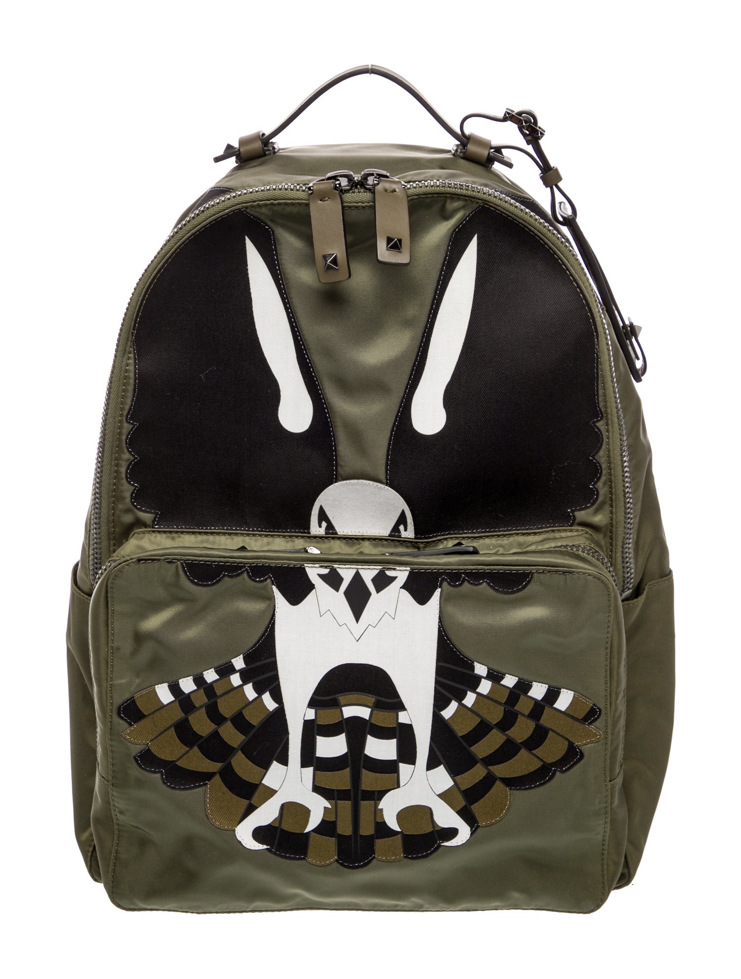 Valentino Rockstud Owl Backpack