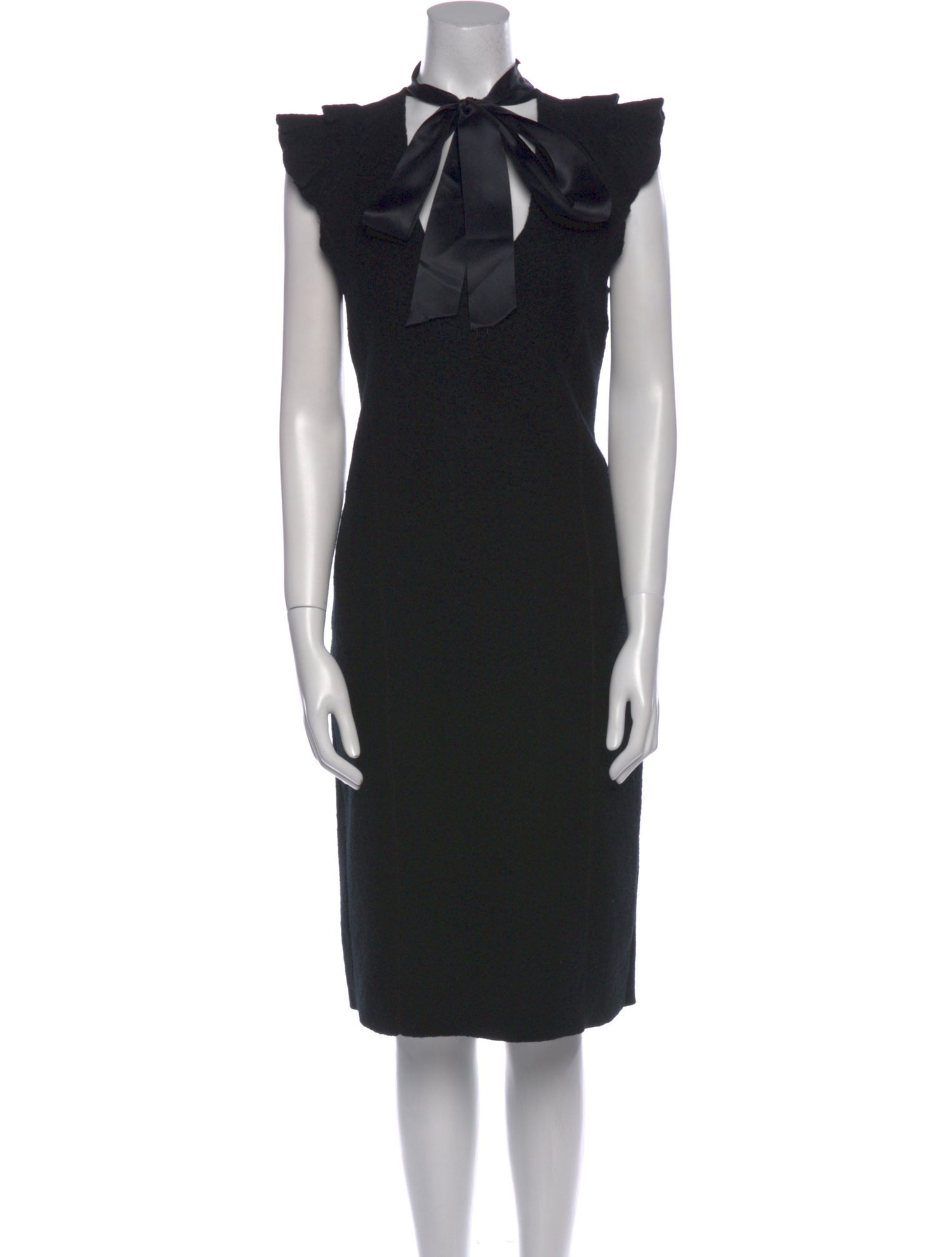 Valentino Virgin Wool Knee-Length Dress