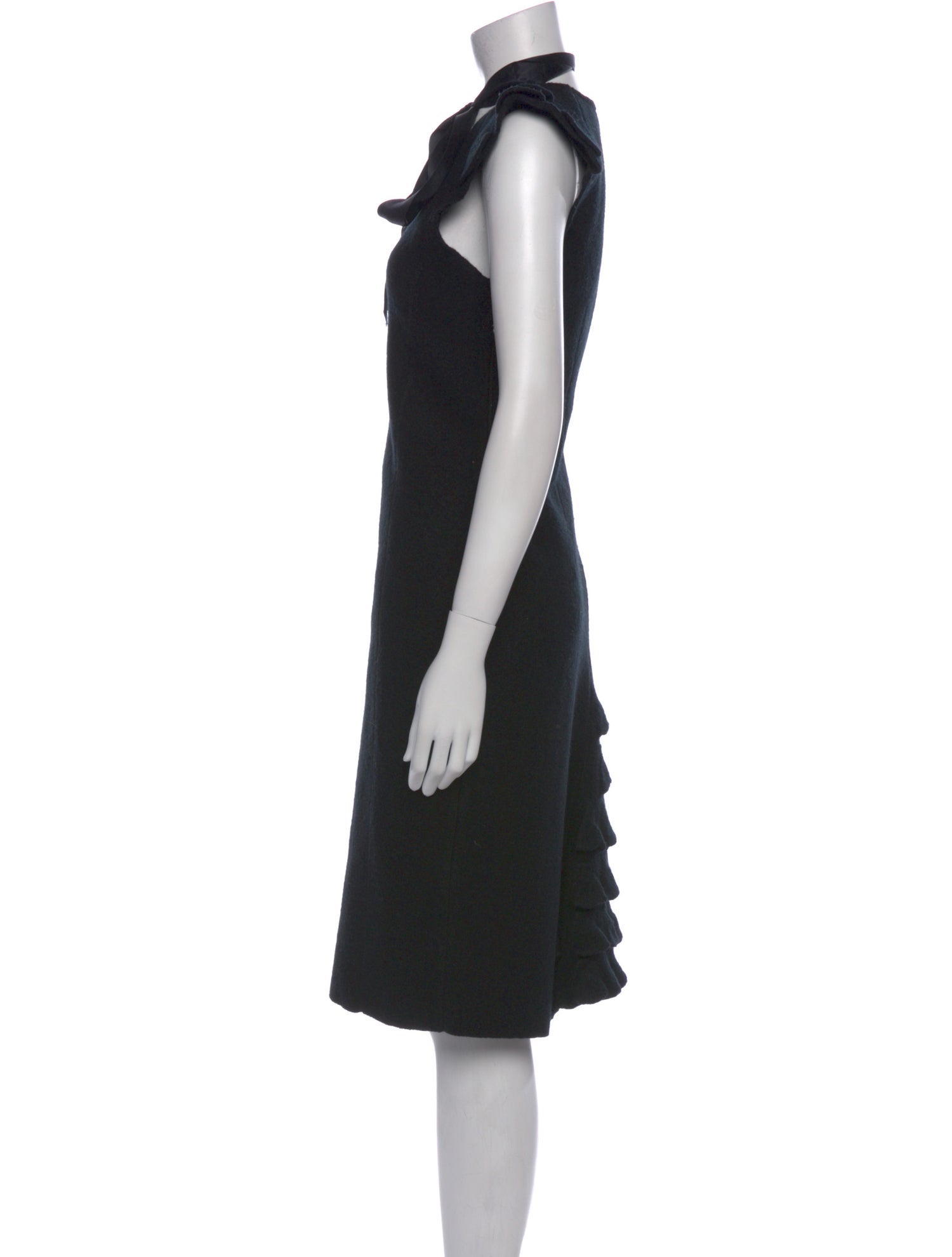 Valentino Virgin Wool Knee-Length Dress