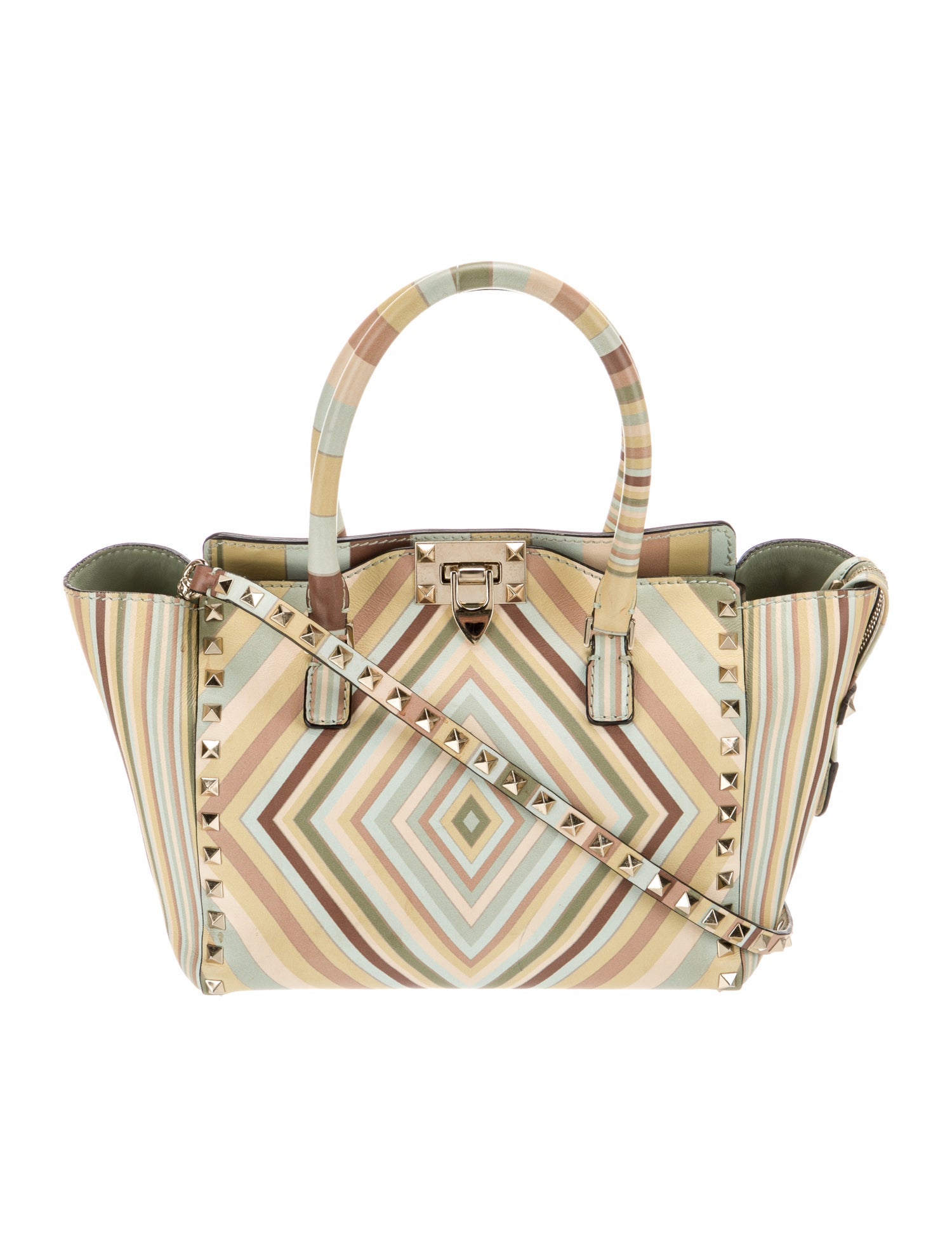 Valentino Rockstud Top Handle Bag