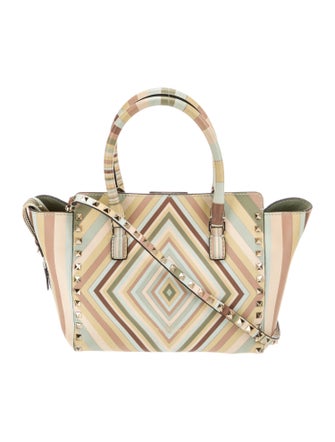 Valentino Rockstud Top Handle Bag