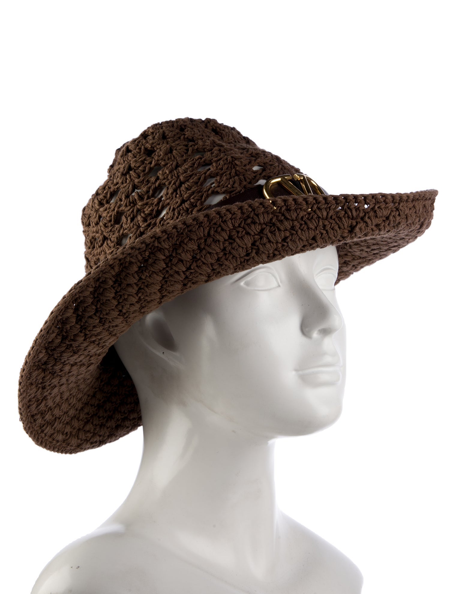 Valentino V Logo Signature Fedora Hat