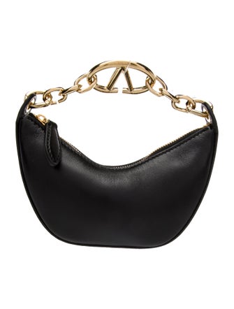 Valentino Leather VLogo Moon Mini