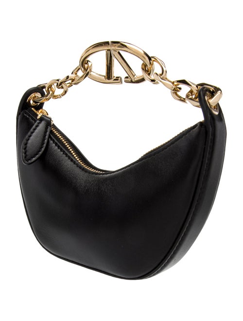 Valentino Leather VLogo Moon Mini