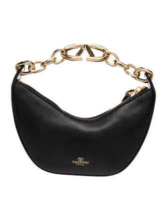 Valentino Leather VLogo Moon Mini