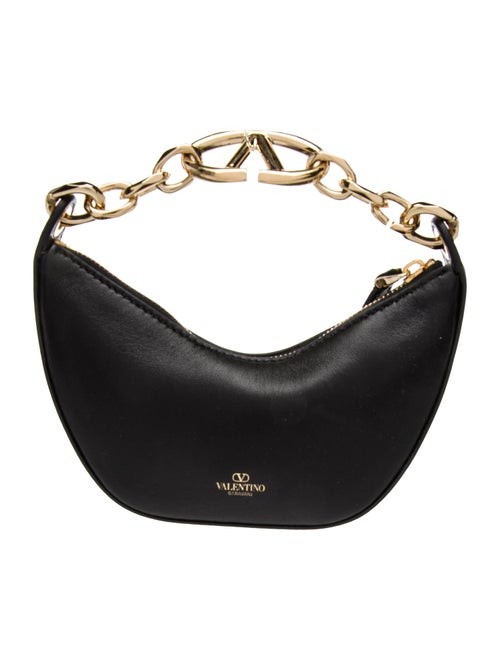 Valentino Leather VLogo Moon Mini