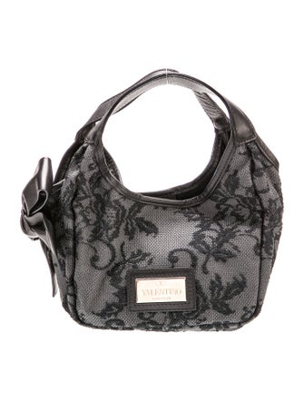 Valentino Mesh Top Handle Bag