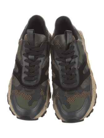 Valentino Camouflage Print Sneakers
