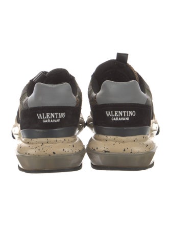 Valentino Camouflage Print Sneakers