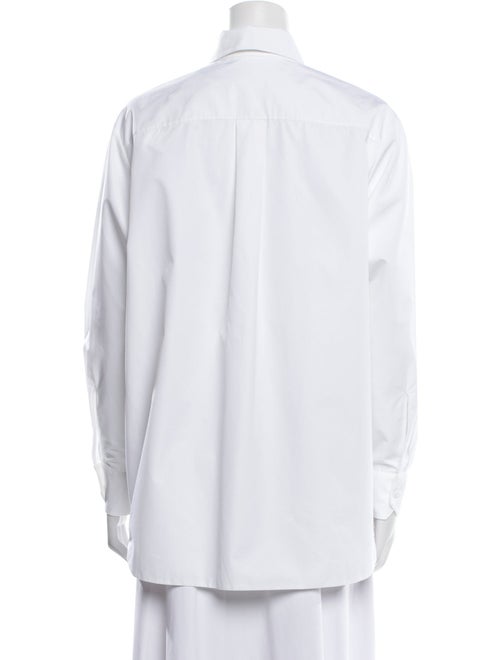 Valentino Long Sleeve Button-Up Top