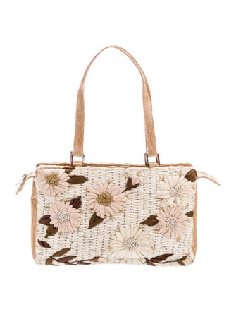 Valentino Straw Top Handle Bag
