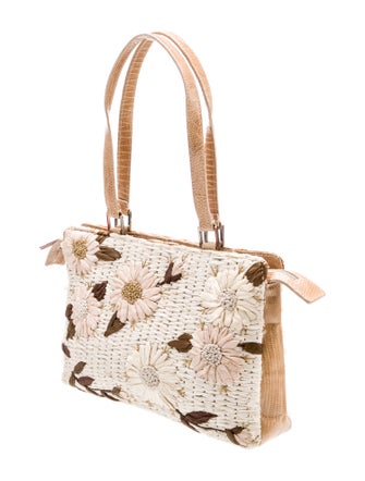 Valentino Straw Top Handle Bag
