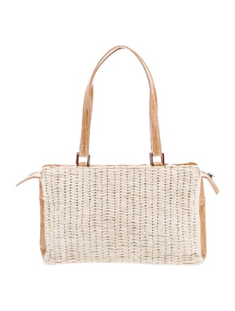 Valentino Straw Top Handle Bag