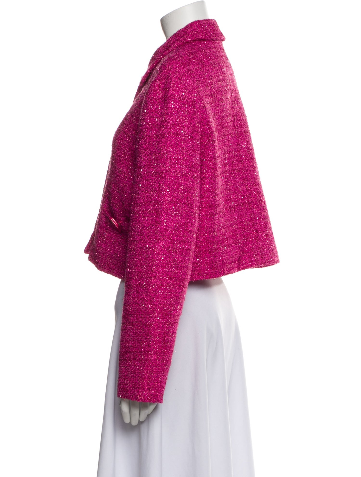 Valentino Tweed Pattern Jacket