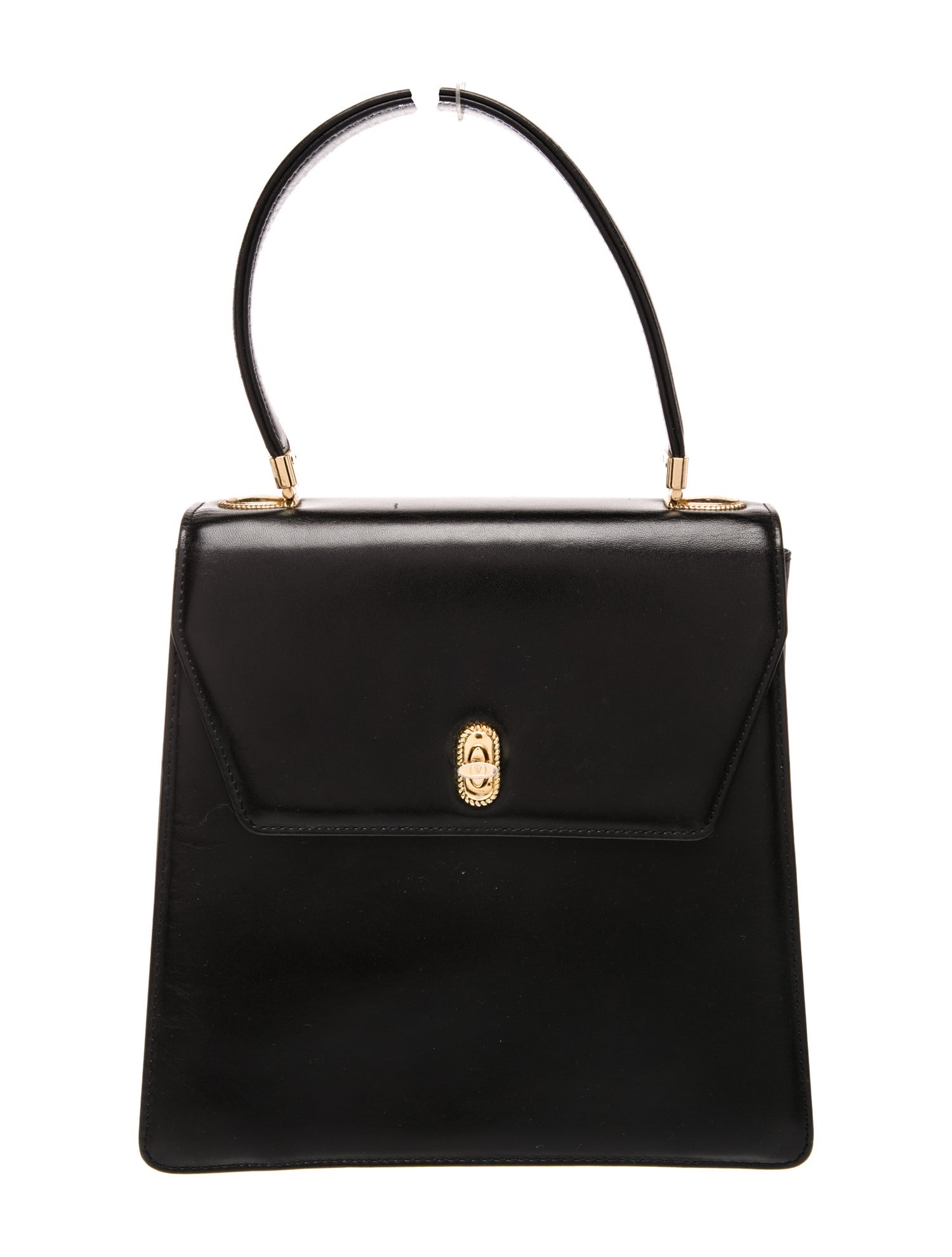 Valentino Leather Top Handle Bag