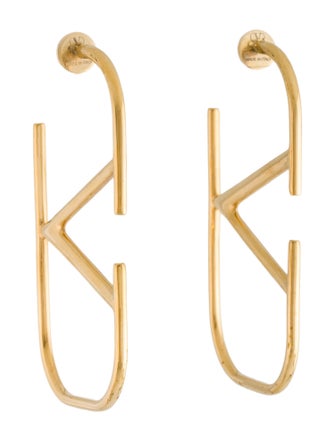 Valentino VLogo Signature Hoop Earrings