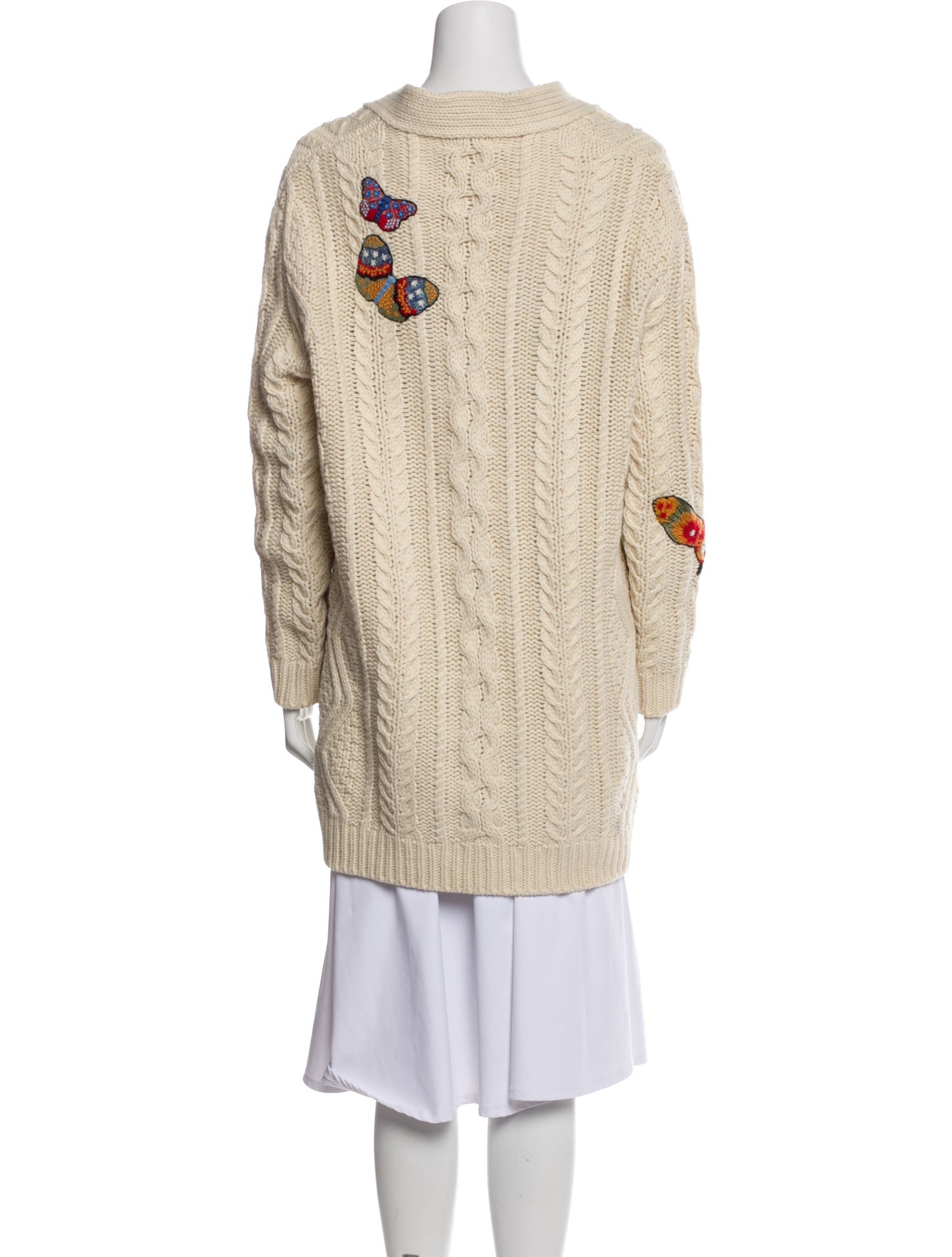 Valentino Alpaca Printed Sweater