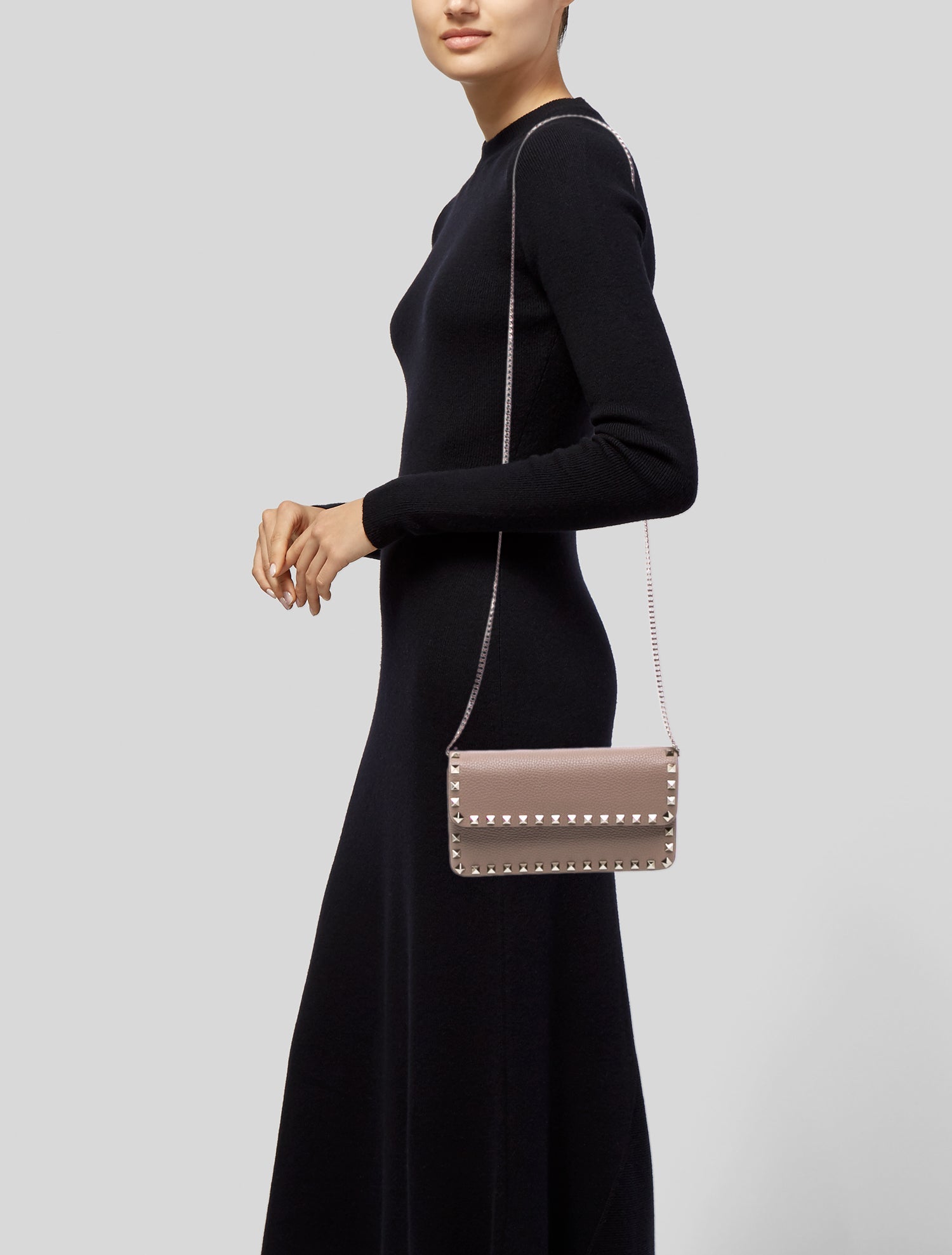 Valentino Rockstud Clutch w/ Tags