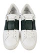 Valentino Rockstud Accents Leather Sneakers