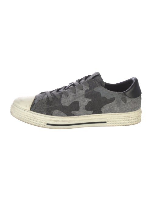 Valentino Wool Printed Sneakers