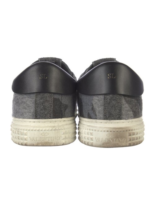 Valentino Wool Printed Sneakers