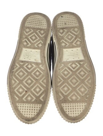 Valentino Wool Printed Sneakers