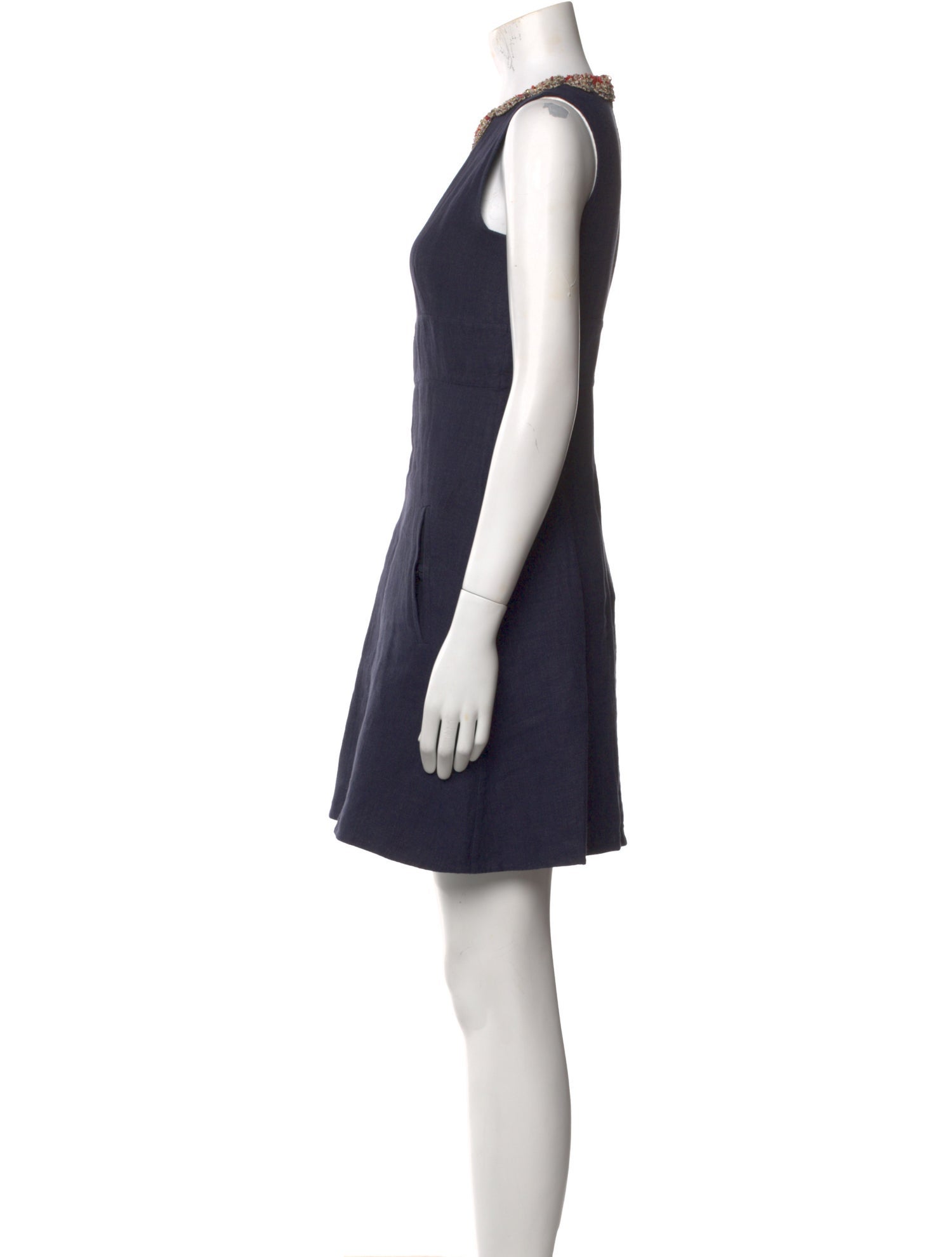 Valentino Linen Mini Dress