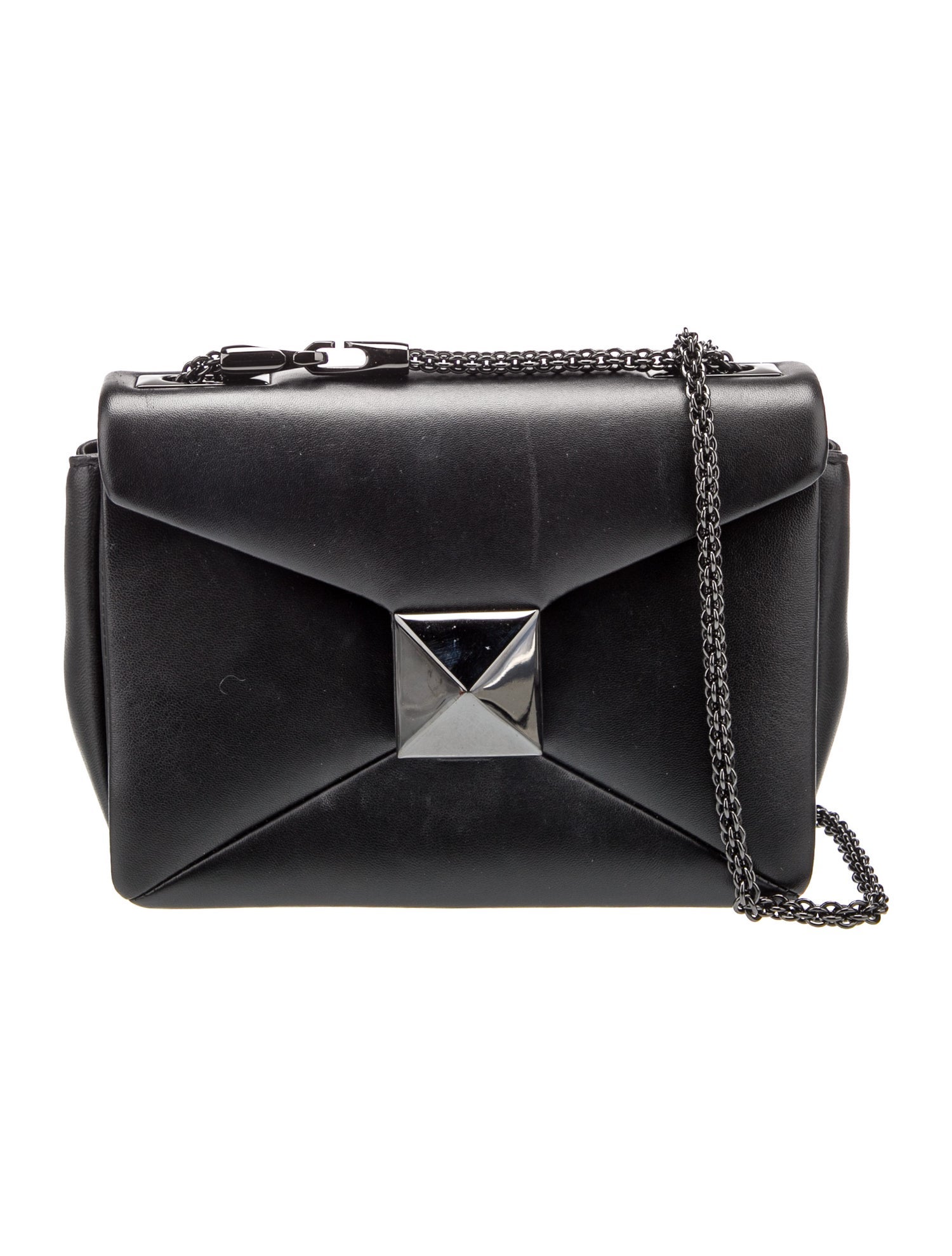 Valentino Leather One Stud Small