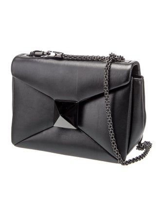 Valentino Leather One Stud Small