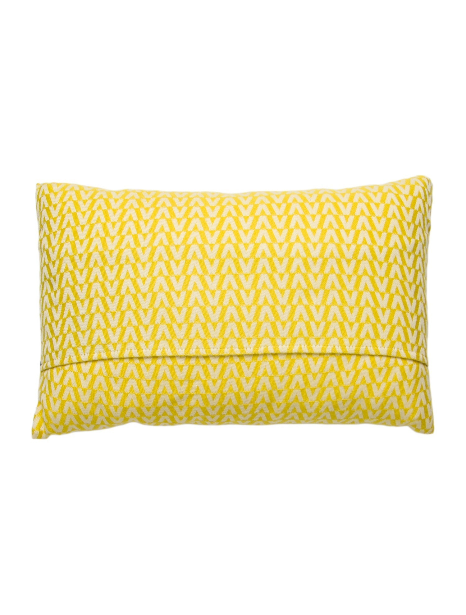 Valentino Jacquard Logo Throw Pillow