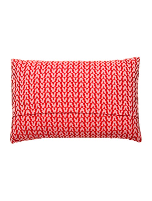 Valentino Jacquard Logo Throw Pillow