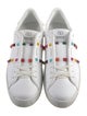 Valentino Leather Studded Accents Sneakers