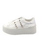 Valentino Leather Studded Accents Sneakers