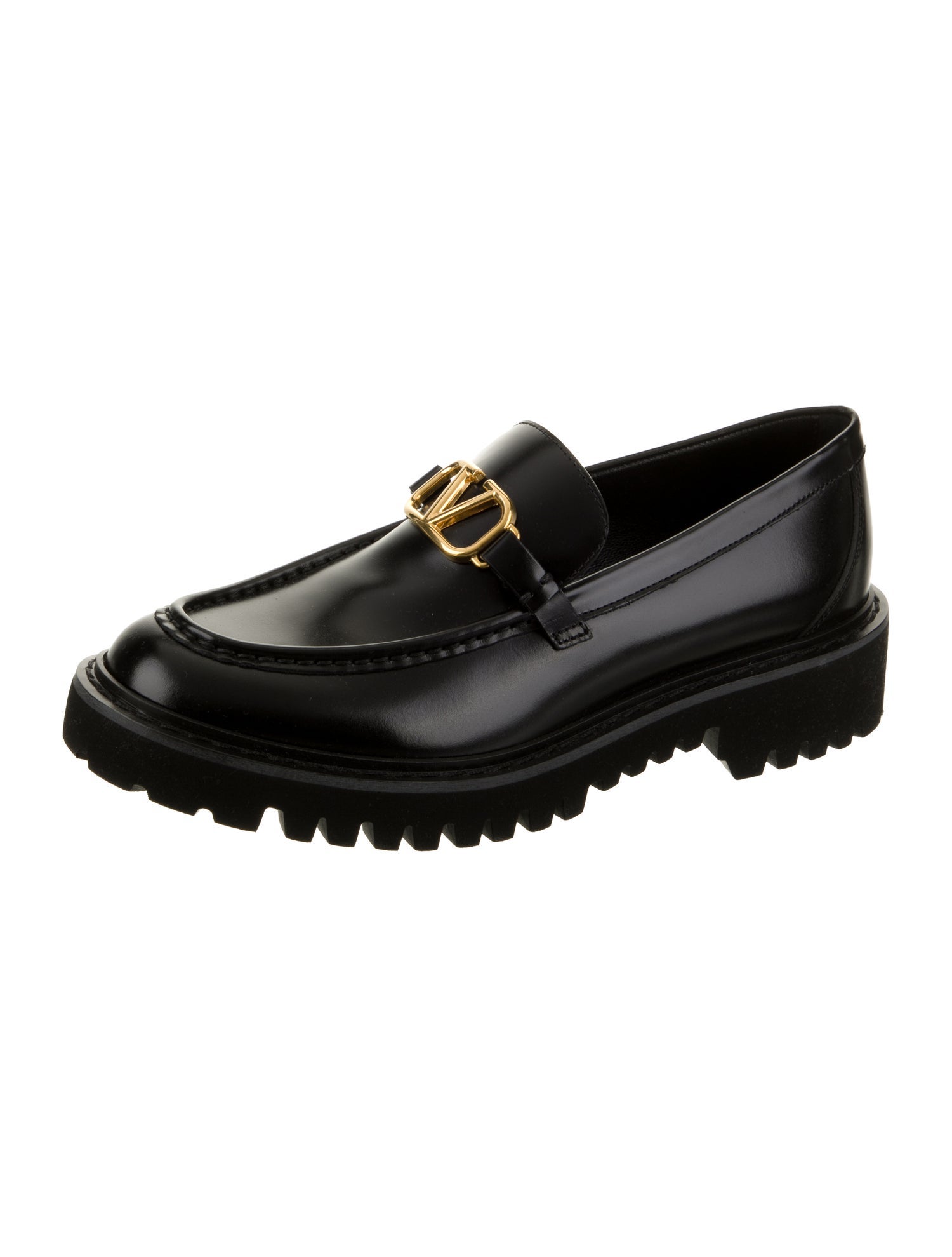 Valentino Leather Loafers