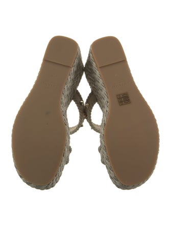 Valentino Satin Studded Accents Espadrilles